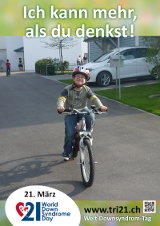 Poster zum Welt Down-Syndrom Tag 2013