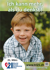 Poster zum Welt Down-Syndrom Tag 2013