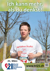 Poster zum Welt Down-Syndrom Tag 2013