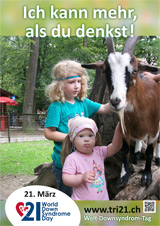 Poster zum Welt Down-Syndrom Tag 2013