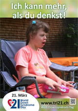 Poster zum Welt Down-Syndrom Tag 2013