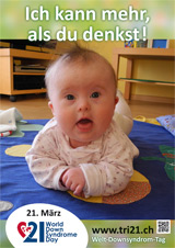 Poster zum Welt Down-Syndrom Tag 2013