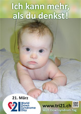 Poster zum Welt Down-Syndrom Tag 2013