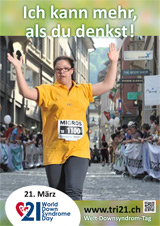 Poster zum Welt Down-Syndrom Tag 2013