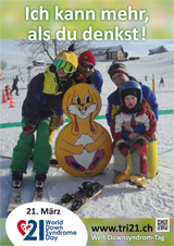 Poster zum Welt Down-Syndrom Tag 2013