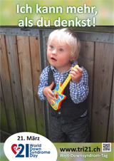 Poster zum Welt Down-Syndrom Tag 2013