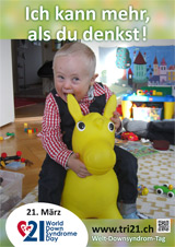 Poster zum Welt Down-Syndrom Tag 2013