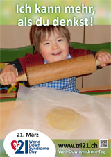Poster zum Welt Down-Syndrom Tag 2013