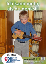 Poster zum Welt Down-Syndrom Tag 2013