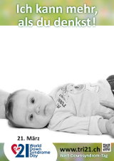 Poster zum Welt Down-Syndrom Tag 2013