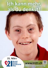 Poster zum Welt Down-Syndrom Tag 2013