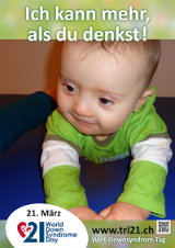 Poster zum Welt Down-Syndrom Tag 2013