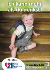 Poster zum Welt Down-Syndrom Tag 2013