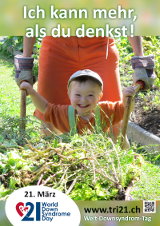 Poster zum Welt Down-Syndrom Tag 2013