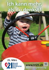 Poster zum Welt Down-Syndrom Tag 2013