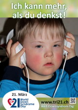 Poster zum Welt Down-Syndrom Tag 2013