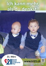 Poster zum Welt Down-Syndrom Tag 2013