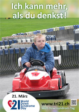 Poster zum Welt Down-Syndrom Tag 2013