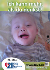 Poster zum Welt Down-Syndrom Tag 2013