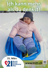 Poster zum Welt Down-Syndrom Tag 2013