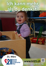 Poster zum Welt Down-Syndrom Tag 2013