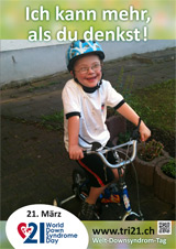 Poster zum Welt Down-Syndrom Tag 2013