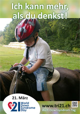 Poster zum Welt Down-Syndrom Tag 2013