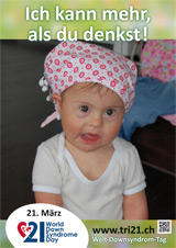 Poster zum Welt Down-Syndrom Tag 2013