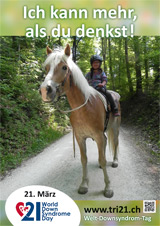 Poster zum Welt Down-Syndrom Tag 2013