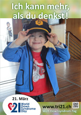 Poster zum Welt Down-Syndrom Tag 2013