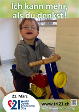 Poster zum Welt Down-Syndrom Tag 2013