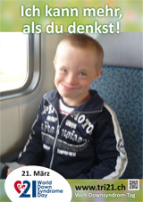Poster zum Welt Down-Syndrom Tag 2013