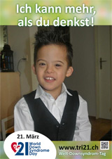 Poster zum Welt Down-Syndrom Tag 2013