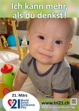 Poster zum Welt Down-Syndrom Tag 2013