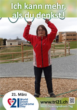 Poster zum Welt Down-Syndrom Tag 2013