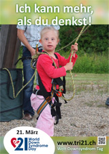 Poster zum Welt Down-Syndrom Tag 2013
