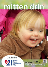 Poster zum Welt Down-Syndrom Tag 2014