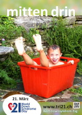 Poster zum Welt Down-Syndrom Tag 2014