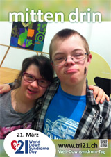 Poster zum Welt Down-Syndrom Tag 2014