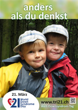 Poster zum Welt Down-Syndrom Tag 2015
