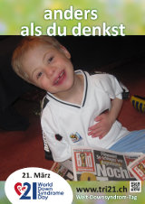 Poster zum Welt Down-Syndrom Tag 2015
