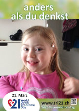 Poster zum Welt Down-Syndrom Tag 2015