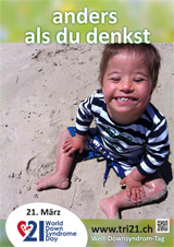 Poster zum Welt Down-Syndrom Tag 2015