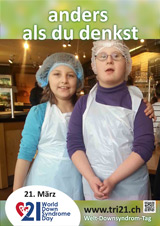Poster zum Welt Down-Syndrom Tag 2015