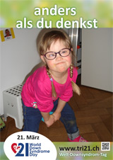 Poster zum Welt Down-Syndrom Tag 2015