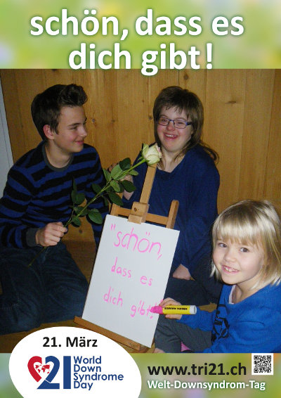 Plakataktion 2016 'schön, dass es dich gibt!'