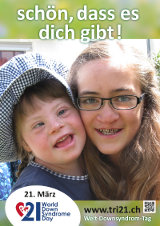 Poster zum Welt Down-Syndrom Tag 2016