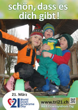 Poster zum Welt Down-Syndrom Tag 2016
