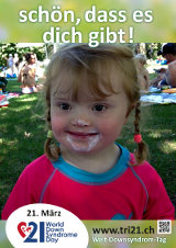 Poster zum Welt Down-Syndrom Tag 2016