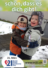Poster zum Welt Down-Syndrom Tag 2016